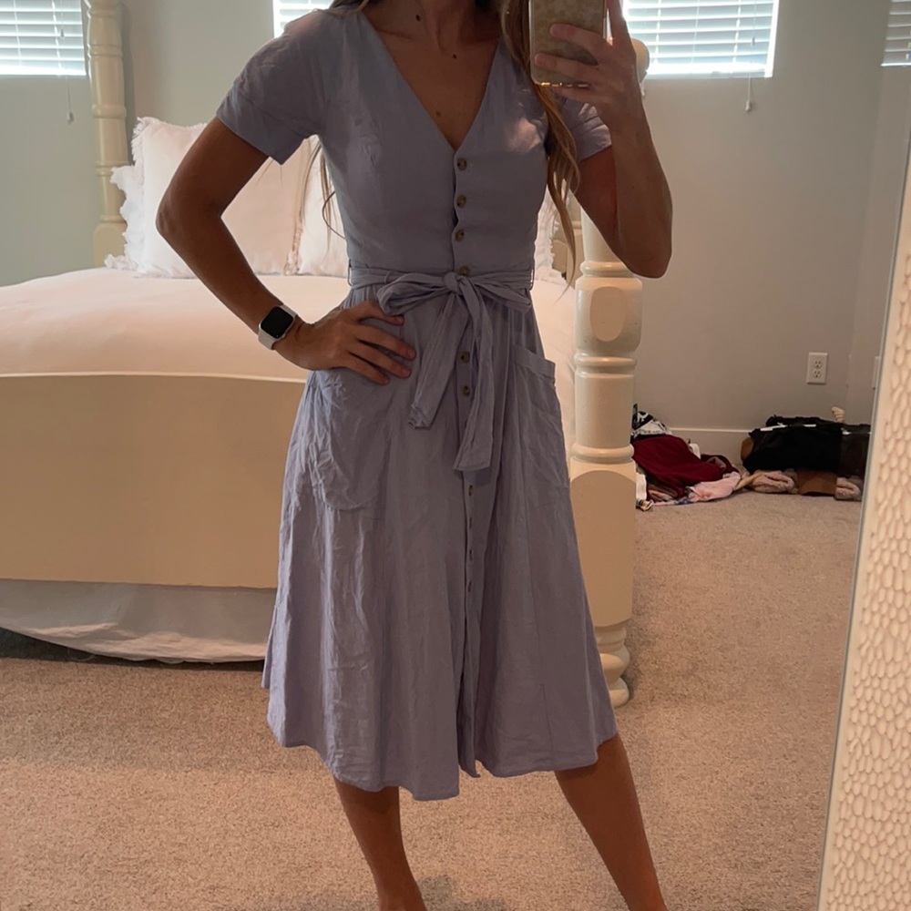 GalMeetsGlam lilac midi dress size 0